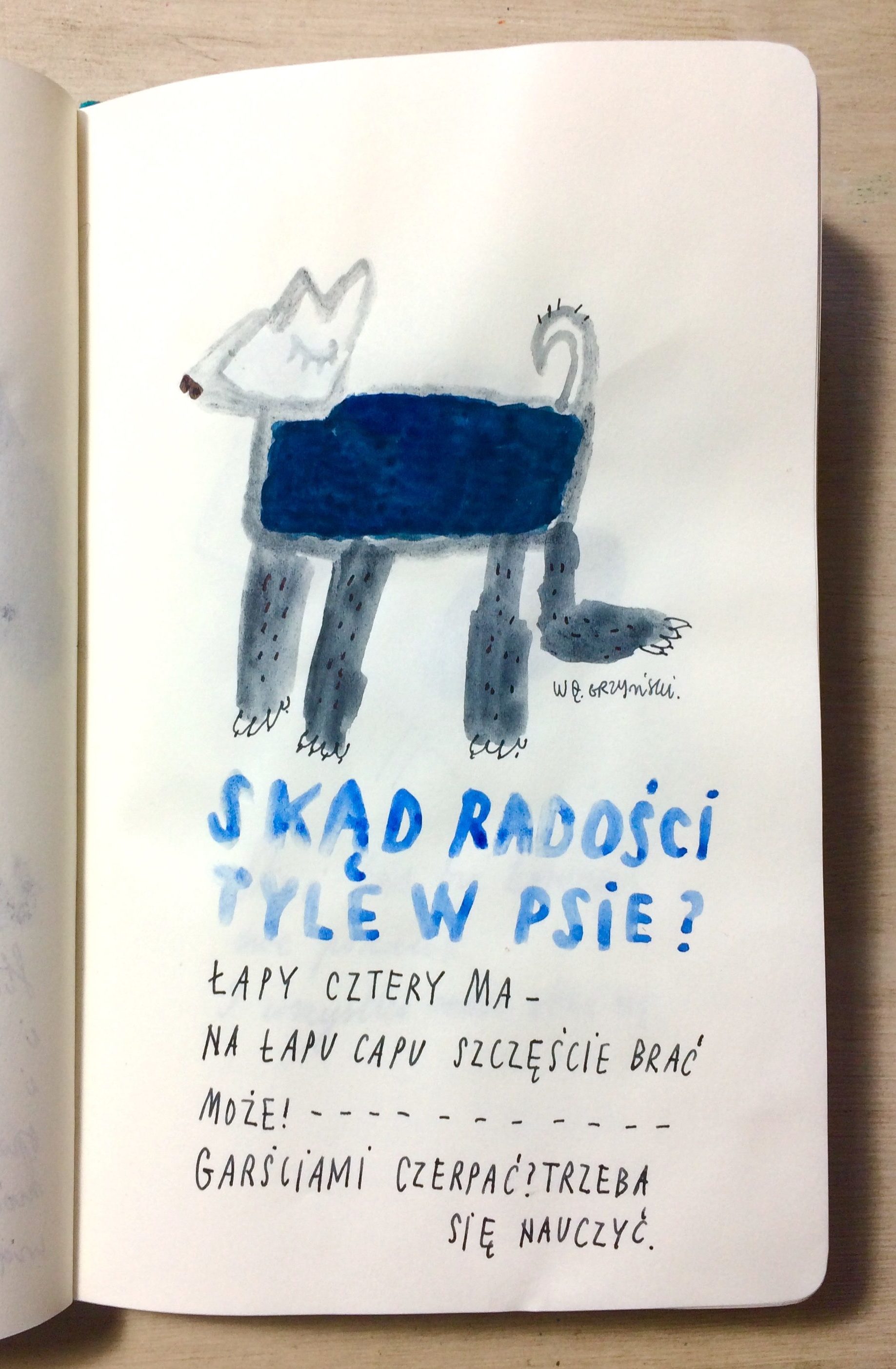 Pies radość